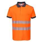 Portwest Hi-Vis Cotton Comfort Short Sleeve Polo Shirt is constructed from premium breathable Cotton. Lightweight, superior comfort. Various sizes & colours