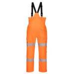 Portwest Hi-Vis Extreme Rain Bib and Brace Waterproof Trousers are for the worker seeking the ultimate comfort and protection when working in wet conditions