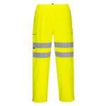 Portwest Hi-Vis Extreme Rain Waterproof Trousers are waterproof, windproof and breathable. Premium stain resistant finish repels oil, water and grime