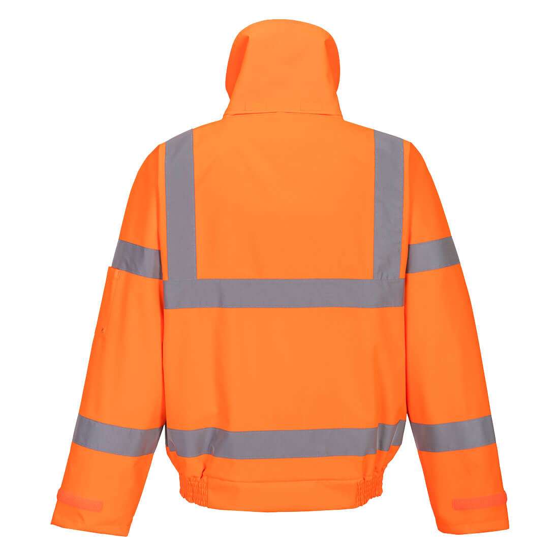 Portwest Hi-Vis Extreme Waterproof Bomber Jacket is a shorter length jacket which fits comfortably, whilst retaining heat and keeping wind and rain out