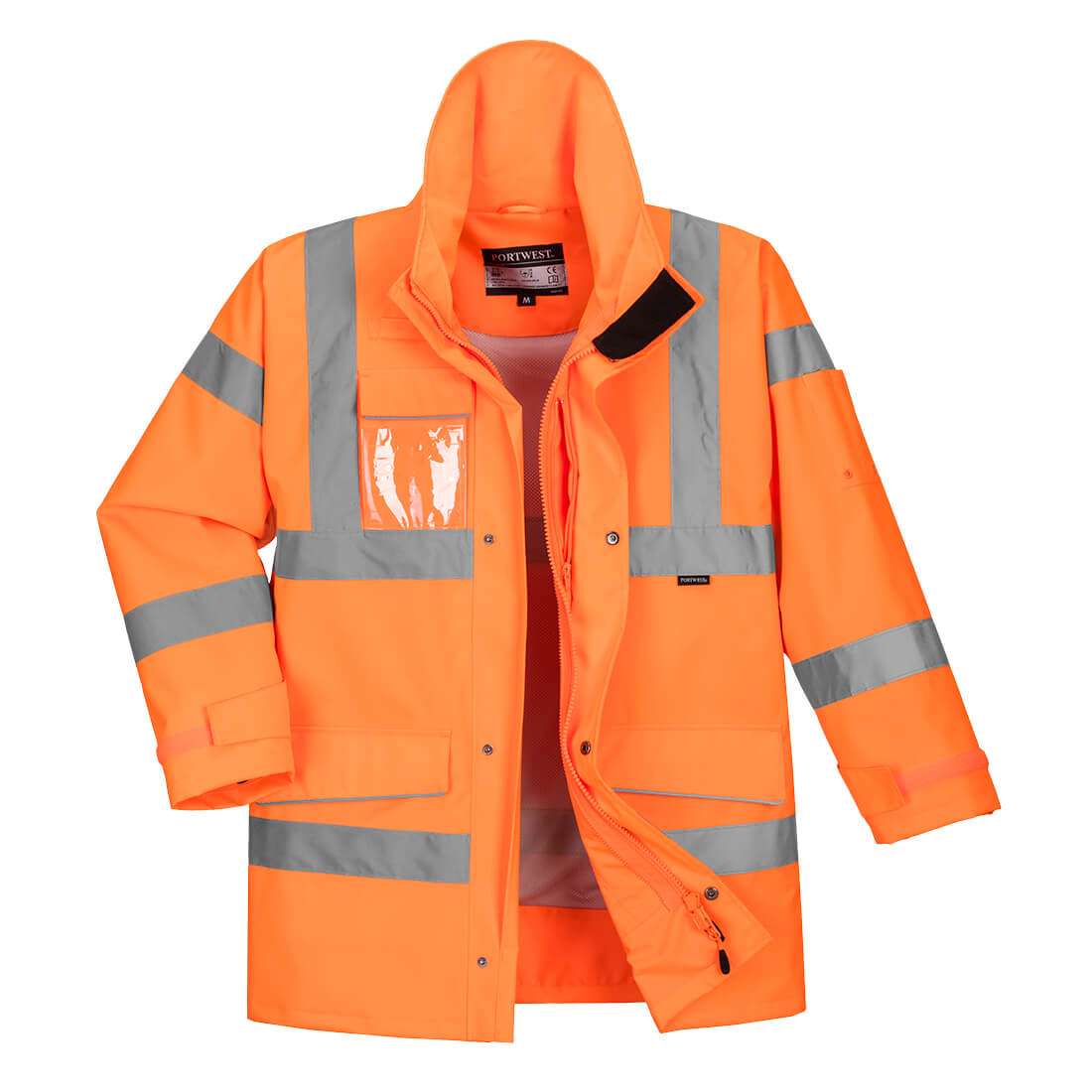 Portwest Hi-Vis Extreme Waterproof Jacket offers superb comfort in all weathers & engineered for maximum performance for when working in wet conditions