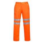 Portwest Hi-Vis Polycotton Service Trousers are a traditionally styled poly-cotton work trousers. Idela for working on or near rail tracks. RIS-3279-TOM