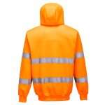 Portwest Hi-Vis Zipped Hoodie Knitted fabric with brushed backing, Reflective tape for increased visibility, Side pockets, Fully elasticated waistband.....
