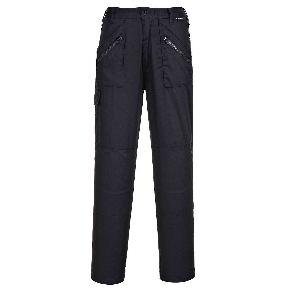 Portwest Women's Black Action Work Trousers are tailored specifically to the female form & have an array of practical features such as multiple zip pockets