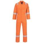 Bizflame Work FR Super Lightweight Anti-Static Coverall is perfect for extra warm weather demands. Constructed with lighter, highly flame-resistant fabric..