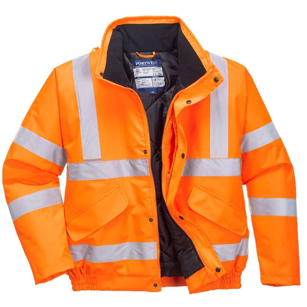 Portwest Hi-Vis Winter Bomber Waterproof Jacket