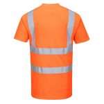 Portwest Orange Hi-Vis Short Sleeve T-Shirt is a Rail specification T-Shirt that combines high visibility protection and unbeatable comfort for the wearer..