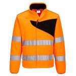 Portwest PW2 Hi-Vis Fleece Jacket has a contemporary contrast chest panel for style & modern fit. Made in lightweight anti-pill durable fleece & mesh lining