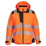 Portwest PW3 Hi-Vis Women's Rain Jacket is designed and tested by women & is a highly waterproof & breathable jacket which offers a sporty fit style