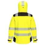 Portwest PW3 Hi-Vis Women's Rain Jacket is designed and tested by women & is a highly waterproof & breathable jacket which offers a sporty fit style