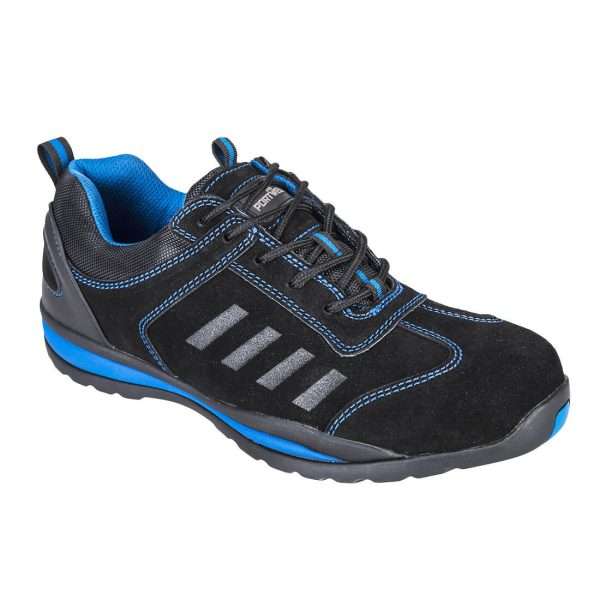 Steelite Lusum Safety Trainer are a low profile safety trainer with eye catching two tone colour. Heat resistant rubber outsole with steel toecap & midsole.