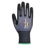 A low carbon footprint value compared to the manufacturing of other yarns such as nylon, polyester and cotton. TDM cut resistance level C. Micro-foam Nitrile coating offers 360 degree breathability. Reinforced thumb crotch for extra durability.