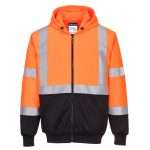 The Portwest B315 Hoodie features 2 large pockets, an adjustable hood, elasticated rib waistband and cuffs and reflective heat seal tape for enhanced visibility