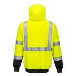 The Portwest B315 Hoodie features 2 large pockets, an adjustable hood, elasticated rib waistband and cuffs and reflective heat seal tape for enhanced visibility
