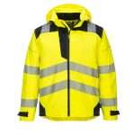 PW360YBR Portwest PW360 PW3Hi Vis Extreme Rain Jacket. The PW3 Hi-Vis Extreme Rain Jacket is a highly waterproof and breathable jacket. Waterproof and breathable with taped seams to prevent water penetration