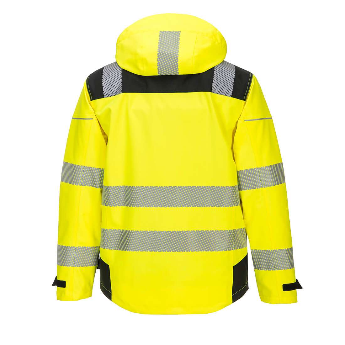PW360YBR R Portwest PW360 PW3Hi Vis Extreme Rain Jacket. The PW3 Hi-Vis Extreme Rain Jacket is a highly waterproof and breathable jacket. Waterproof and breathable with taped seams to prevent water penetration