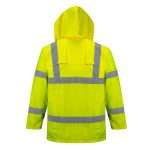 Portwest H440 Hi Vis Rain Jacket R. Designed to keep the wearer visible, safe and dry in foul weather conditions, the H440 is extremely practical and waterproof