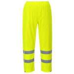 Portwest H441 Hi Vis Rain Trousers Like the Hi-Vis Rain Jacket, our Hi-Vis Rain Trousers are lightweight and extremely practical. They can be layered over the wearers own trousers for complete waterproof protection.