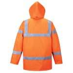 RT30ORR R Portwest RT30 Orange Hi Vis Winter Traffic Jacket is certified to the Railway Industry Standard RIS 3279-TOM with extremely water resistant PFAS free Texpel Splash Eco fabric finish