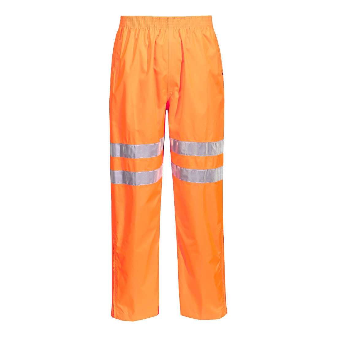 RT31ORR Portwest RT31 Hi-Vis Waterproof trousers, designed with rail and other industries in mind.Extremely water resistant with zipped ankles for ease of fittingTrousers