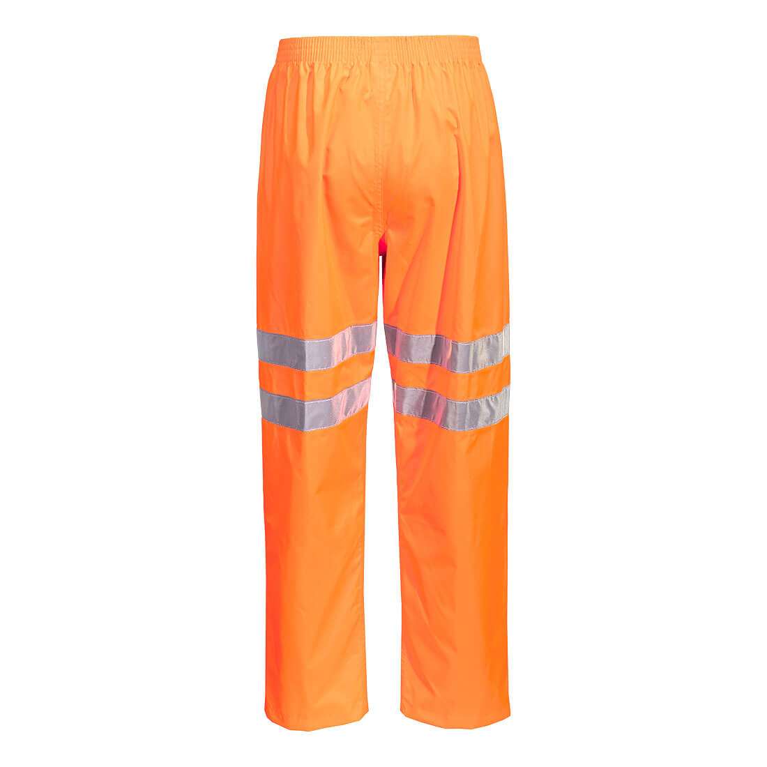 RT31ORR R Portwest RT31 Hi-Vis Waterproof trousers, designed with rail and other industries in mind.Extremely water resistant with zipped ankles for ease of fittingTrousers