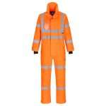 S593ORR Portwest S593 Orange Hi Vis Extreme Waterproof Coverall gaurantees to keep you visible and offers premium stain resistant finish to repel oil, grime and water