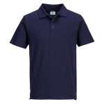 Portwest Lightweight Jersey Polo Shirt. This lightweight jersey polo shirt is soft to touch and comfortable to wear. Features include a slimmer fit and knitted collar, matching buttons and a three button placket. Ideal for corporate wear, uniform, and personalisation.