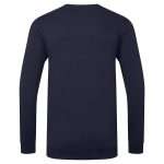 Portwest EC300 Organic Cotton Recyclable Sweatshirt Navy. This 100% organic cotton sweatshirt t-shirt is ideal for both corporate and workwear. Made from organic material and designed for recycling this sweatshirt provides a clean, simple and comfortable addition.