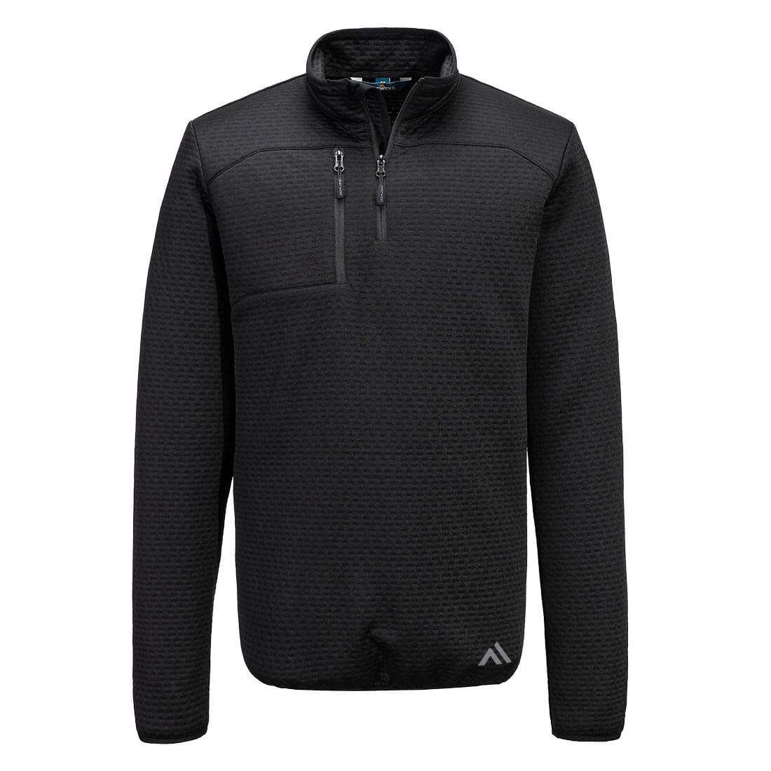 Portwest KX376 Textured 1 4 Zip Sweatshirt. KX3 Sport Textured 1/4 Zip Sweatshirt is a new innovative knit fabric which is anti-pill and anti-snag. This is a lightweight item perfect for layering.