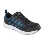 Portwest FT15 Steelite Tove Safety Trainer Blue Black. Combining a modern trainer style with classic safety protection. The TPU moulded upper with mesh backing offers excellent breathability and comfort. Dual density EVA/rubber outsole for a lightweight and long lasting trainer that won't let you down. Superb comfort footbed with steel toecap and steel midsole.