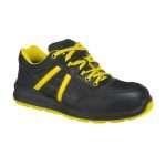 Portwest FT60 Compositelite Mersey Safety Trainer. The Portwest Compositelite Mersey Trainer Plus is a metal free option to the bestselling FT50 Steelite Mersey trainer. Featuring an all leather upper, this lifestyle trainer style provides all round comfort with excellent upper abrasion resistance.