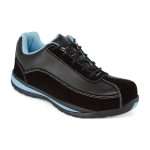 Portwest FW39 Steelite Women’s Safety Trainer Blue. Low cut trainer style with full S1P protection. EVA/Rubber outsole for extra comfort and stability.