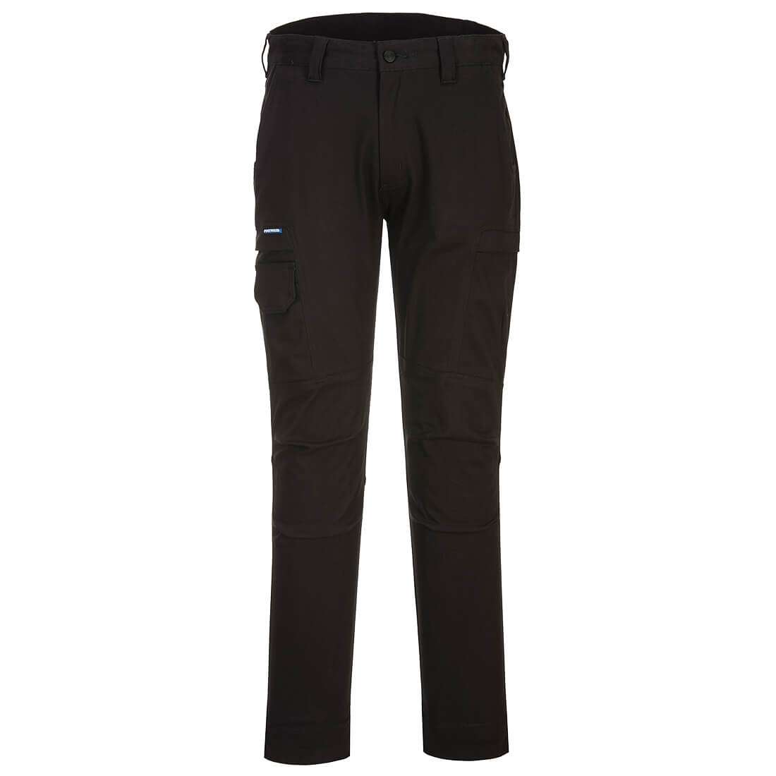 The Portwest T801 KX3 Cargo Trousers are a Slim fitting cargo trouser made from durable cotton stretch fabric that delivers long lasting comfort and freedom.