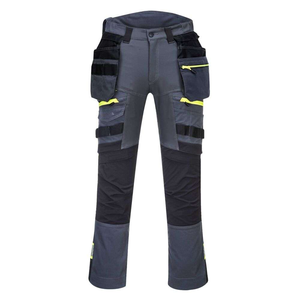 Portwest DX4 Detachable Holster Pocket Trousers The Portwest DX4 Detachable Holster Pocket Trousers is designed with the modern professional in mind, these trousers blend functionality, comfort, and durability to meet the demanding needs of various industries. Whether you're on a construction site, in law enforcement, or working in security, the DX4 trousers are engineered to provide the reliability and flexibility you require.