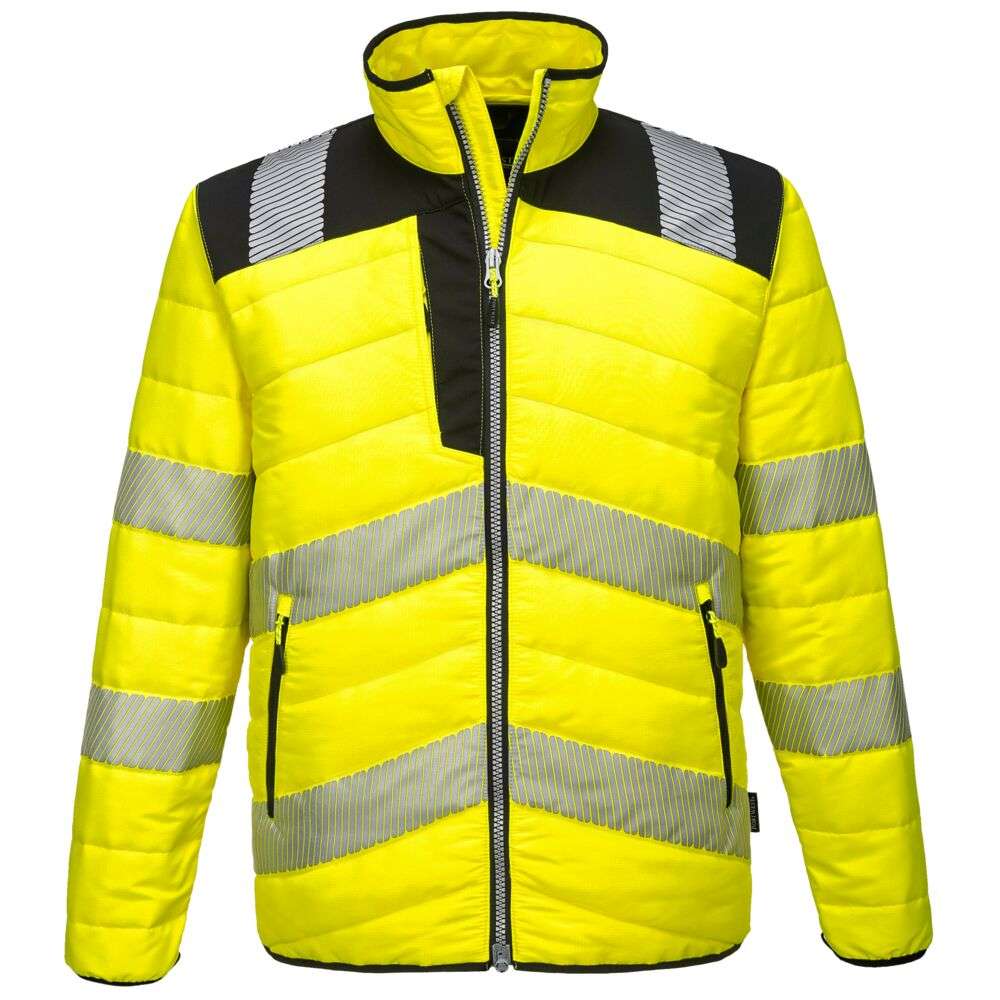 Portwest PW371 PW3 Hi Vis Baffle Jacket. Whether you're working in construction, road maintenance, or any environment where visibility is paramount, the PW3 Hi-Vis Baffle Jacket is designed to meet and exceed your safety and performance needs.