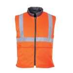 Portwest RT44 Hi Vis Reversible Bodywarmer offers outstanding quality, added warmth and great flexibility are the remarkable features of this reversible bodywarmer.