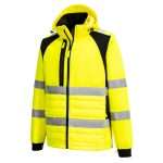 Portwest S469 Hi Vis Reversible Bodywarmer large CD863YBR 1. This cleverly designed reversible bodywarmer traps heat to keep you warm when worn either way. The Hi-Vis side of the garment provides added visibility and safety for the wearer when needed. Can interact with style S468.