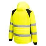 Portwest S469 Hi Vis Reversible Bodywarmer large CD863YBR 2. This cleverly designed reversible bodywarmer traps heat to keep you warm when worn either way. The Hi-Vis side of the garment provides added visibility and safety for the wearer when needed. Can interact with style S468.