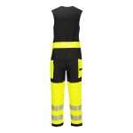Portwest T150 PW3 Hi Vis Rain Salopettes. This premium High Visibility Salopettes is designed with wearer comfort & protection in mind, featuring 3-layer waterproof, windproof and breathable trouser