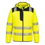 Portwest T165 PW3 Hi Vis Square Baffle Jacket. Packed with lightweight thermal insulation, the PW3 Hi- Visibility Square Baffle Jacket offers an ultrasoft, water resistant solution for outdoor wear. The unique fabric technology locks in the body’s warmth to create a thermal barrier for optimum wearer comfort.
