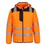 Portwest T165 PW3 Hi Vis Square Baffle Jacket. Packed with lightweight thermal insulation, the PW3 Hi- Visibility Square Baffle Jacket offers an ultrasoft, water resistant solution for outdoor wear. The unique fabric technology locks in the body’s warmth to create a thermal barrier for optimum wearer comfort.