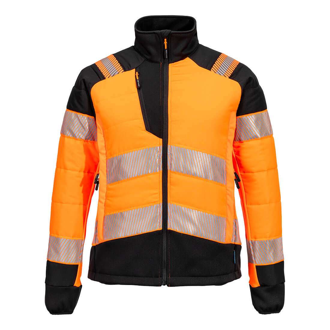 Portwest T171 PW3 Hi Vis Women’s Hybrid Baffle Jacket is Designed meticulously for both comfort and protection, this jacket ensures that you stay safe without compromising on style or functionality. Whether you're working outdoors in challenging weather conditions or need reliable gear for your daily tasks, this hybrid baffle jacket is tailored to meet your needs.