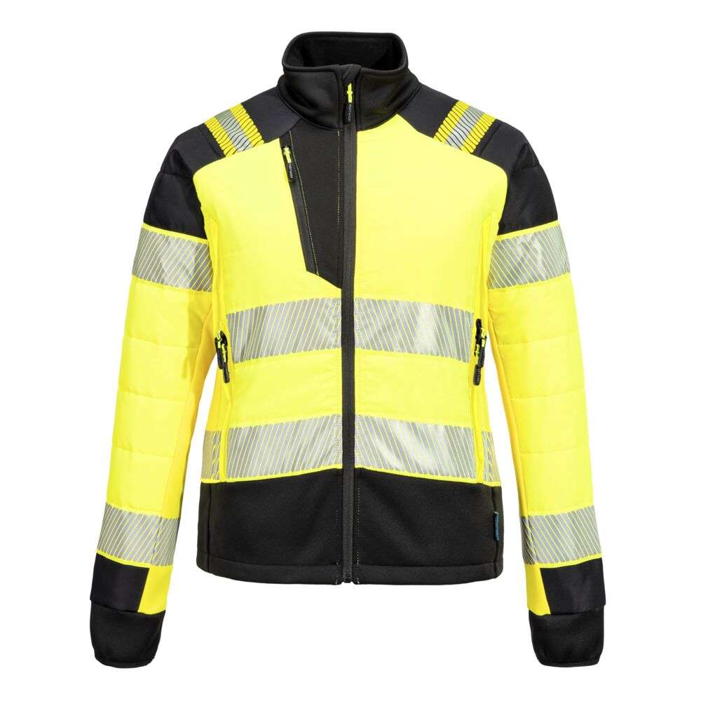 Portwest T171 PW3 Hi Vis Women’s Hybrid Baffle Jacket is Designed meticulously for both comfort and protection, this jacket ensures that you stay safe without compromising on style or functionality. Whether you're working outdoors in challenging weather conditions or need reliable gear for your daily tasks, this hybrid baffle jacket is tailored to meet your needs.
