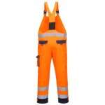Portwest TX52 Dijon Hi Vis Contrast Work Bib and Brace. Be seen and be comfortable in this versatile Bib and Brace. Features are stylish as well as practical including many well placed pockets for safe storage.