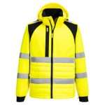 Portwest S469 Hi-Vis Reversible Bodywarmer. This cleverly designed reversible bodywarmer traps heat to keep you warm when worn either way. The Hi-Vis side of the garment provides added visibility and safety for the wearer when needed. Can interact with style S468.