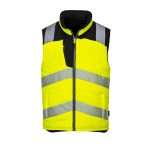 Portwest PW374 Hi Vis Reversible Bodywarmer. The Portwest PW374 bodywarmer design is characterised by its stylish contemporary fit, multiple practical features & durable stain resistant hi vis fabric