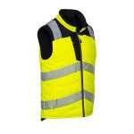 Portwest PW374 Hi Vis Reversible Bodywarmer. The Portwest PW374 bodywarmer design is characterised by its stylish contemporary fit, multiple practical features & durable stain resistant hi vis fabric