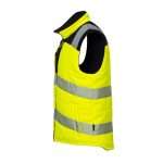 Portwest PW374 Hi Vis Reversible Bodywarmer. The Portwest PW374 bodywarmer design is characterised by its stylish contemporary fit, multiple practical features & durable stain resistant hi vis fabric