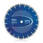 ABX90 300mm Abrasive Materials Diamond Blade. Professional-grade diamond cutting blade showcasing precision engineering for utility and construction applications. The high-quality segmented diamond blade features a robust steel core with industrial-grade diamond segments welded around the circumference, designed for cutting through concrete, masonry, stone, and other hard materials. The blade displays the characteristic metallic finish with clearly visible diamond-embedded cutting segments that ensure superior cutting performance and extended tool life. Perfect for power tools used in construction, civil engineering, and utility maintenance work. This heavy-duty cutting disc represents the reliability and professional quality that tradespeople depend on for demanding jobsite conditions.