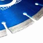ABX90 Blade Segment. Professional-grade diamond cutting blade showcasing precision engineering for utility and construction applications. The high-quality segmented diamond blade features a robust steel core with industrial-grade diamond segments welded around the circumference, designed for cutting through concrete, masonry, stone, and other hard materials. The blade displays the characteristic metallic finish with clearly visible diamond-embedded cutting segments that ensure superior cutting performance and extended tool life. Perfect for power tools used in construction, civil engineering, and utility maintenance work. This heavy-duty cutting disc represents the reliability and professional quality that tradespeople depend on for demanding jobsite conditions.